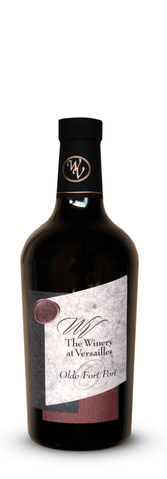 Bottle of Olde Fort Port wine.