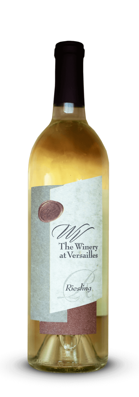 Riesling wine bottle from The Winery.